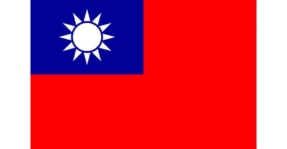 flag of taiwan
