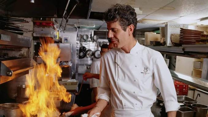 photo chef of Anthony Bourdain