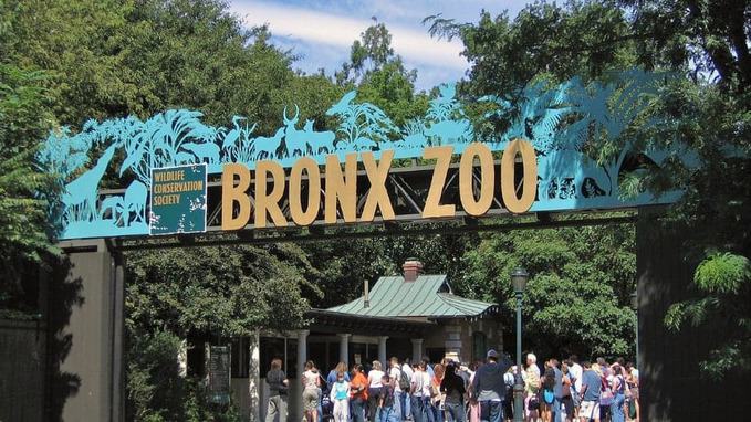 Entrance gate of The Bronx Zoo